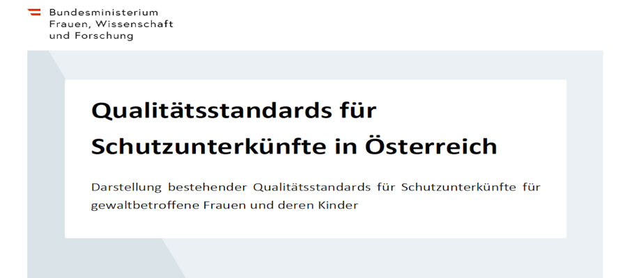 Screenshot Bericht Qualitätsstandards
