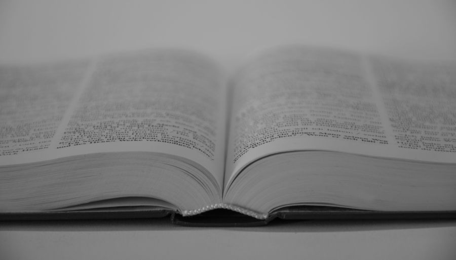 aufgeschlagenes Buch